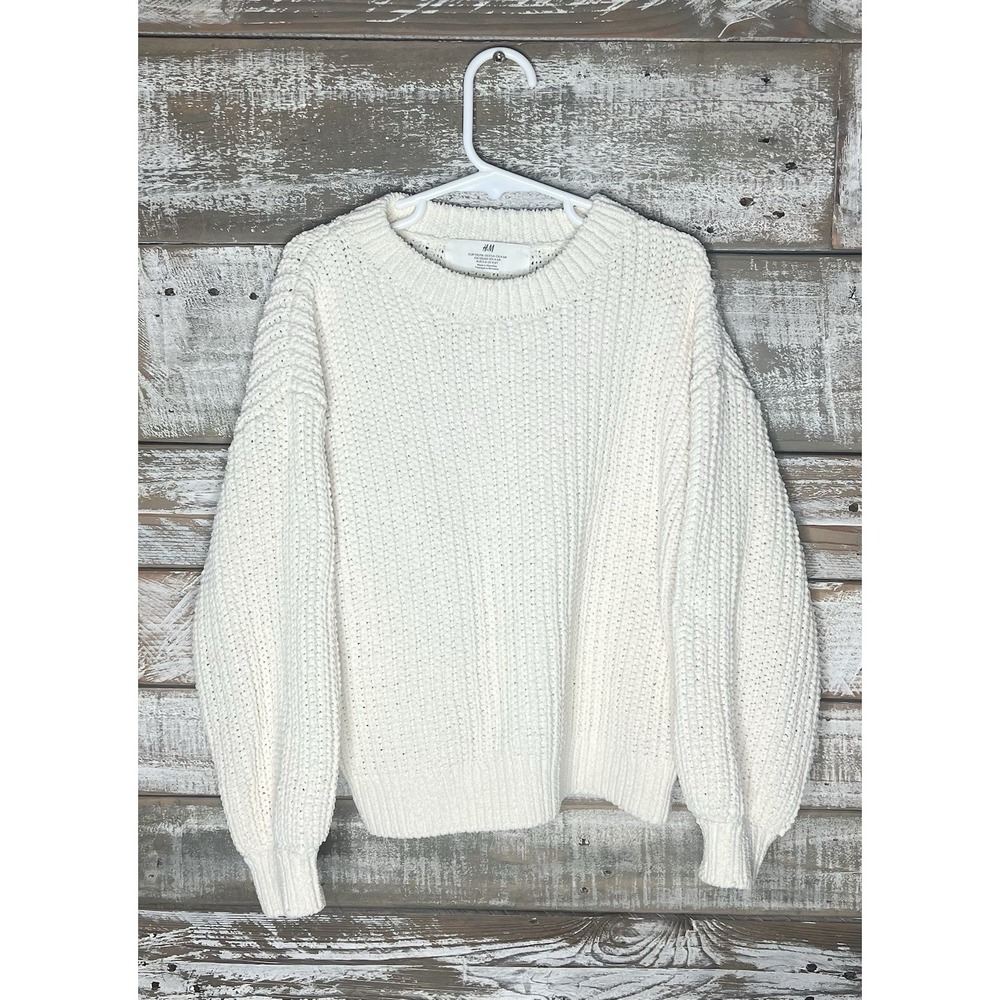 H&M kids cream knit sweater‎ size 5T/6